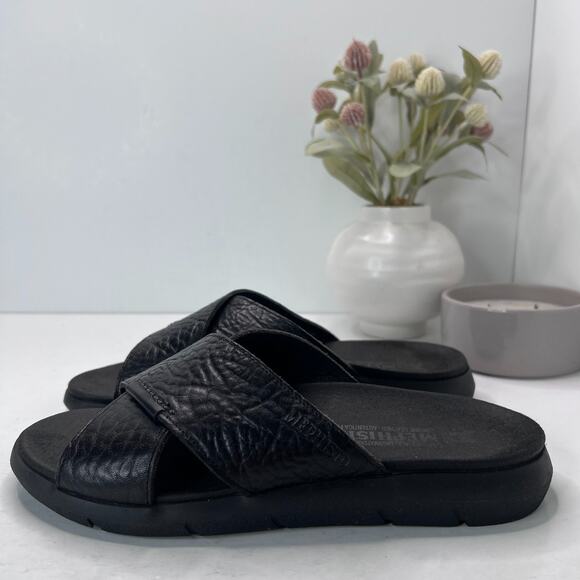 Mephisto Conrad Leather Crossover Straps Sandals Men's 8/EU42 Comfort Light Wear - Picture 1 of 9